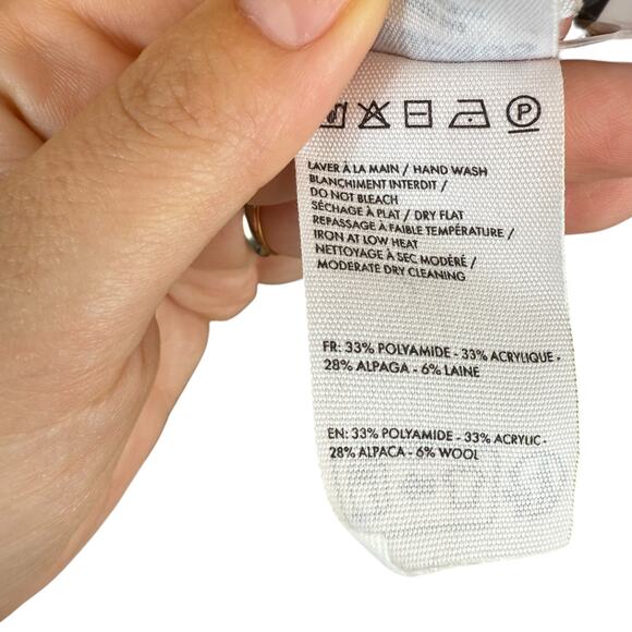 Jacquemus La Maille Pau Alpaca Wool Blend Ribbed Cardigan Italy Brown Size 40/L - Picture 5 of 8